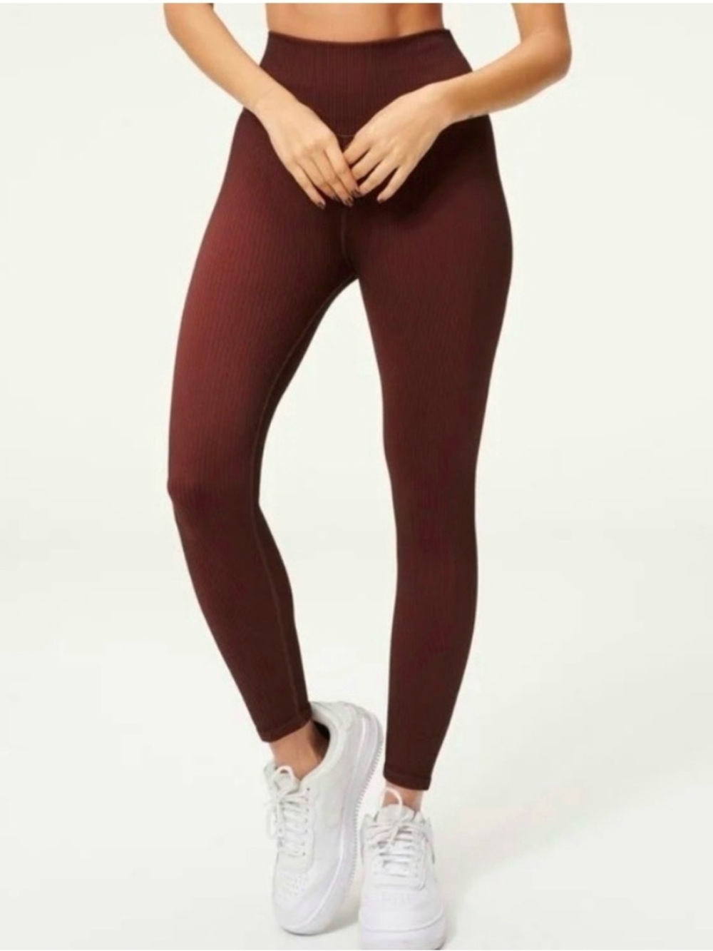 Good American Women’s Ribbed Leggings Size 1/2